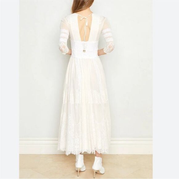 Free People We‎ are HAH Hidden Gem Dress in Walking On Eggshells Cream New XS - Picture 3 of 12